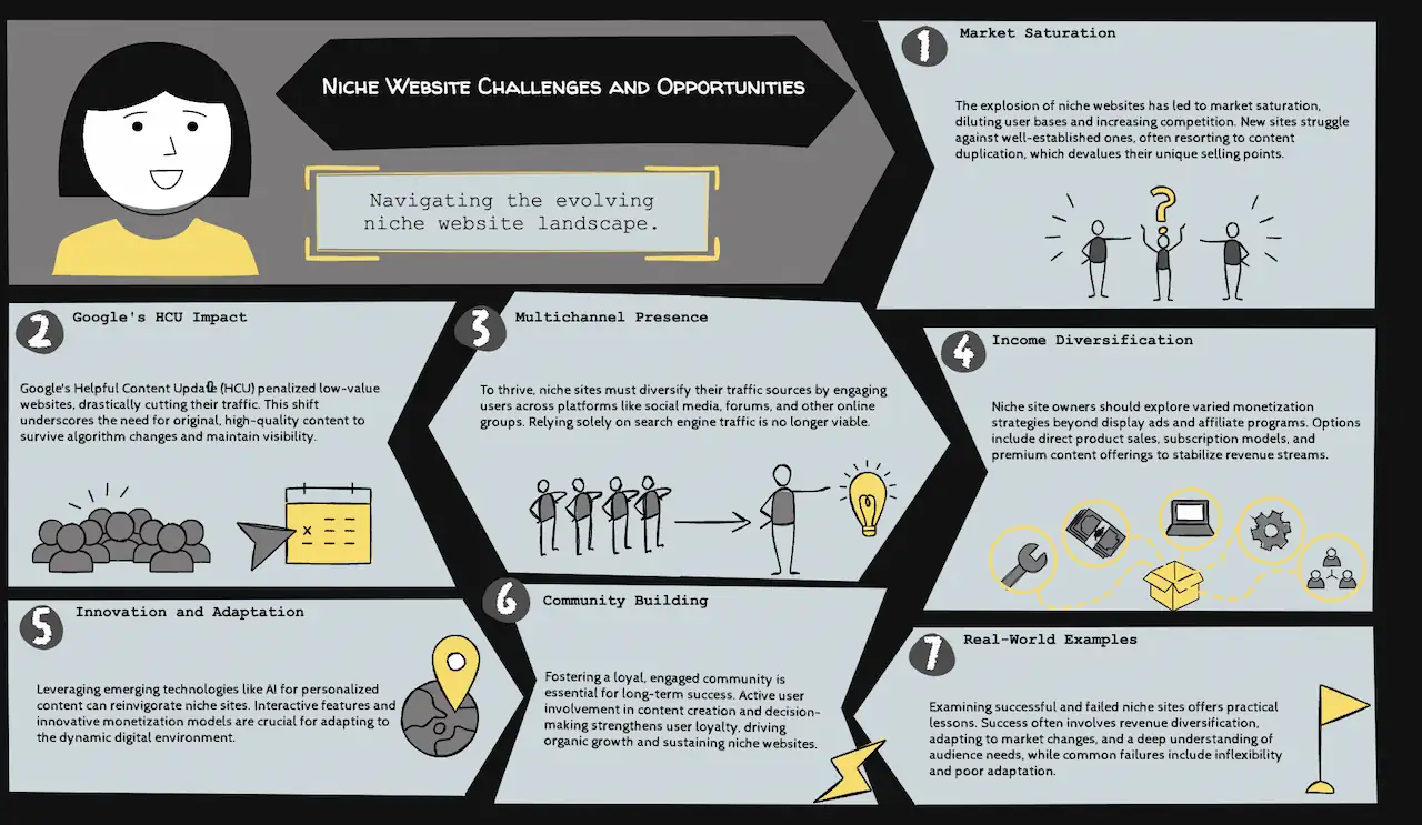 inforgraphic - why niche websites are dying Inforgraphic Why Niche Websites Are Dying and How to Combat It